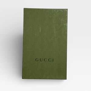 Gucci Green Embossed Shoe Box Authentic Packaging Storage 12.5”